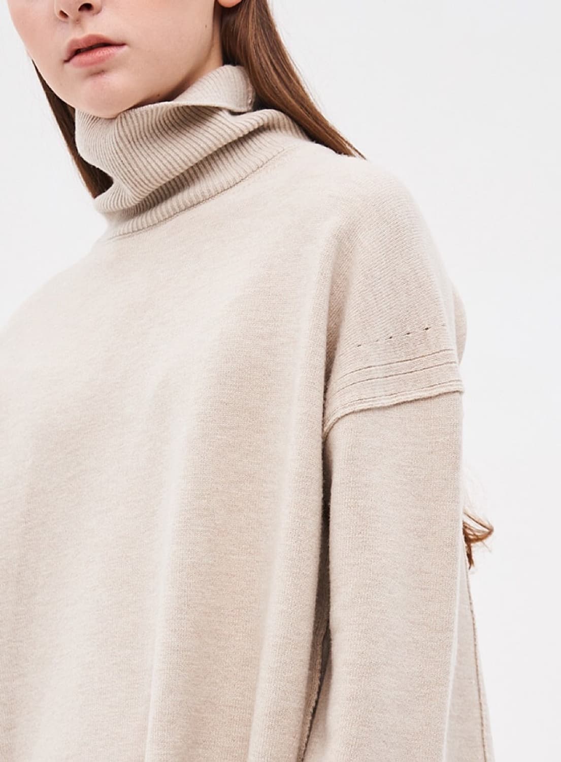 시스템 system 목폴라 니트 상품이미지4