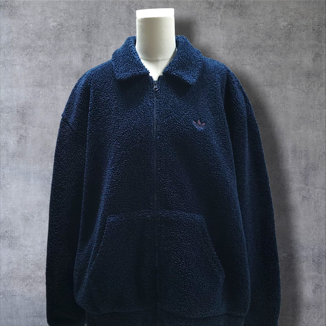 [XL] 아디다스 네이비 플리스 트랙탑 후리스 자켓 상품이미지3