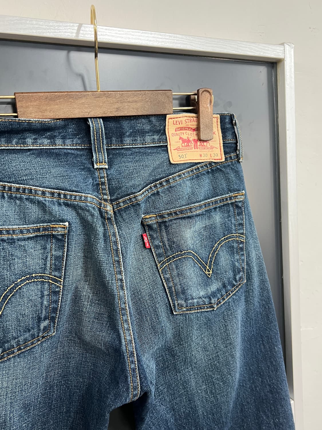 Levis 리바이스 501 버튼플라이 데님 팬츠 상품이미지2