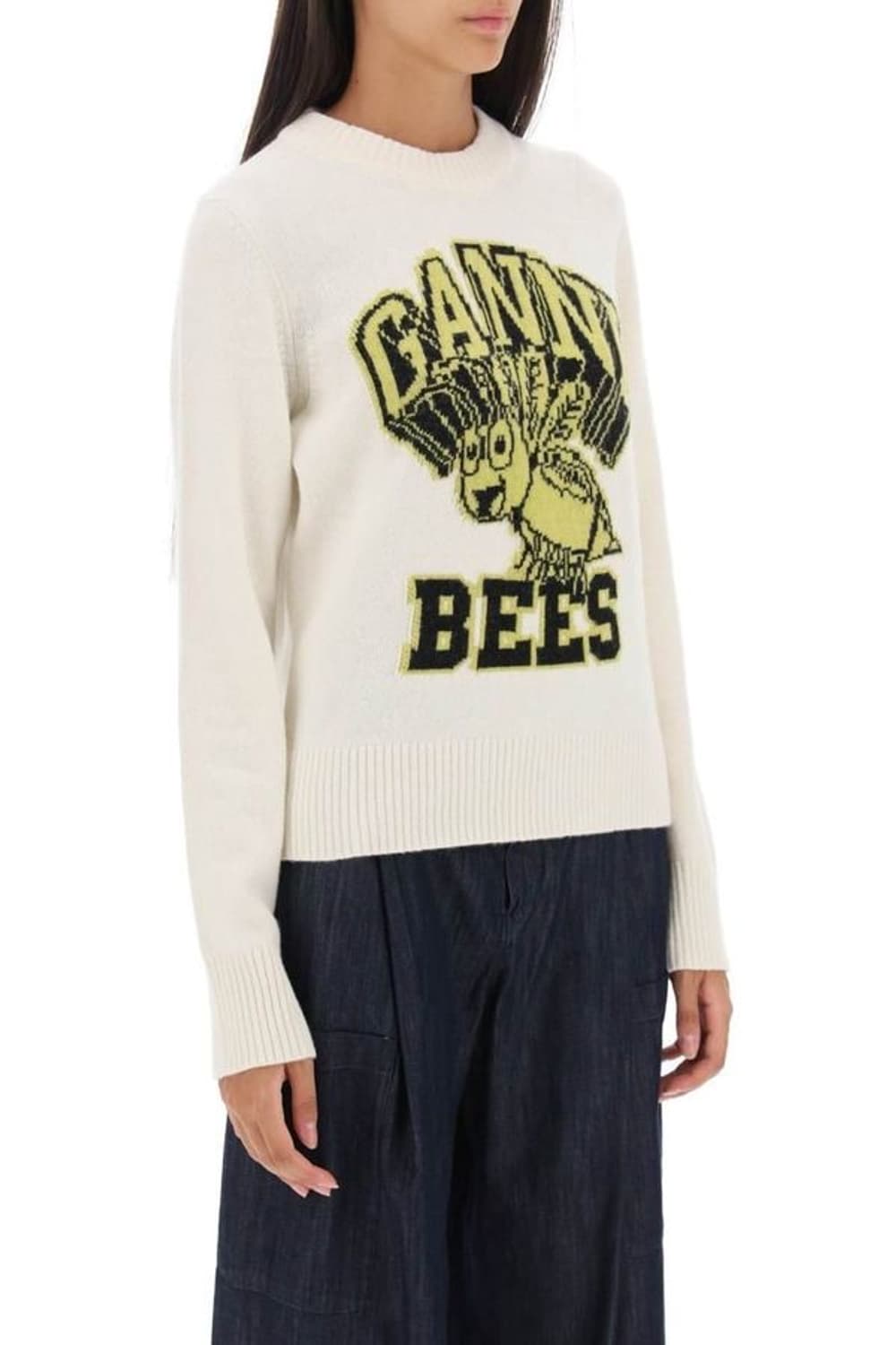 Ganni bees 가니 꿀벌 니트 스몰사이즈 상품이미지1