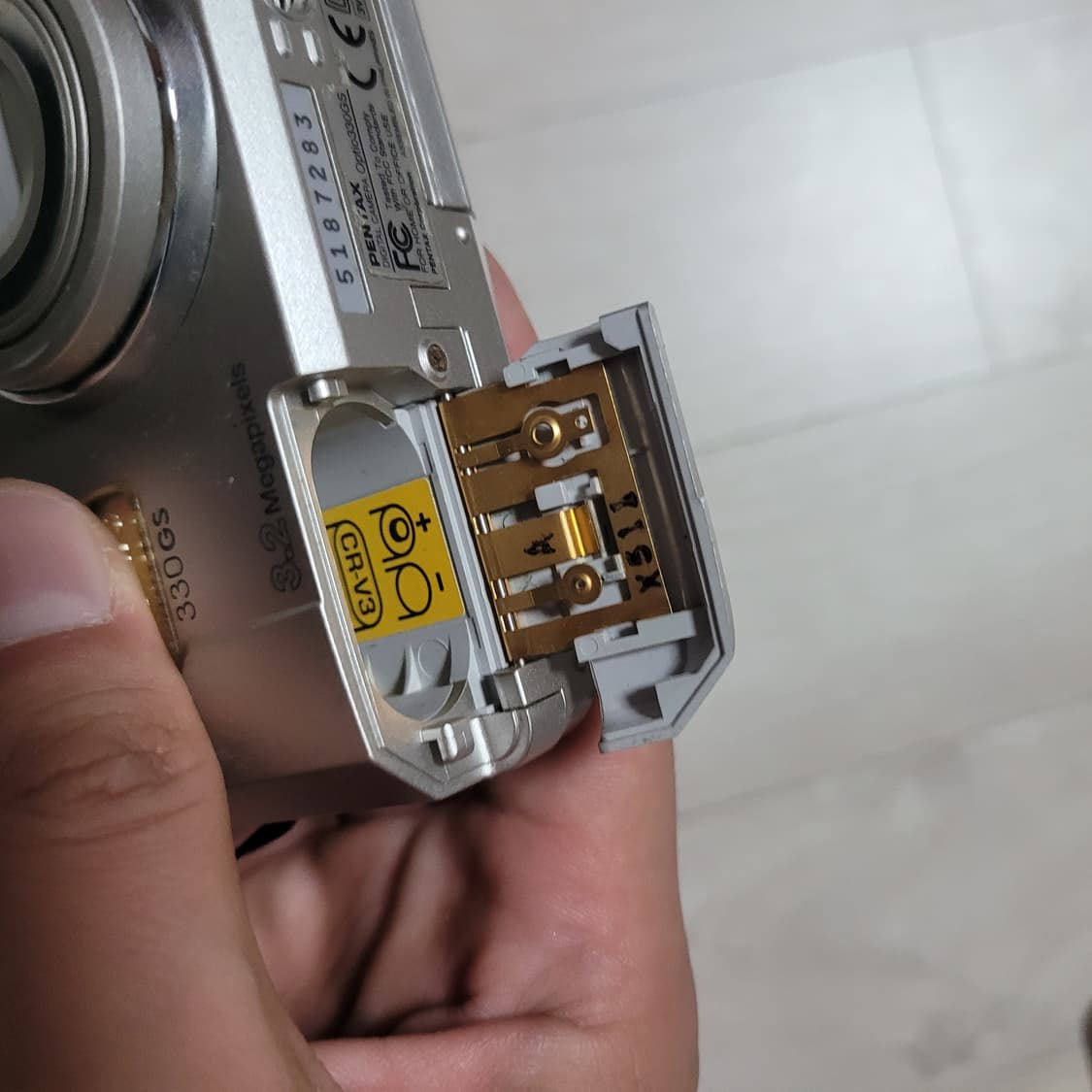 펜탁스 Optio 330GS 디지털카메라 + 64MB cf메모리 상품이미지9