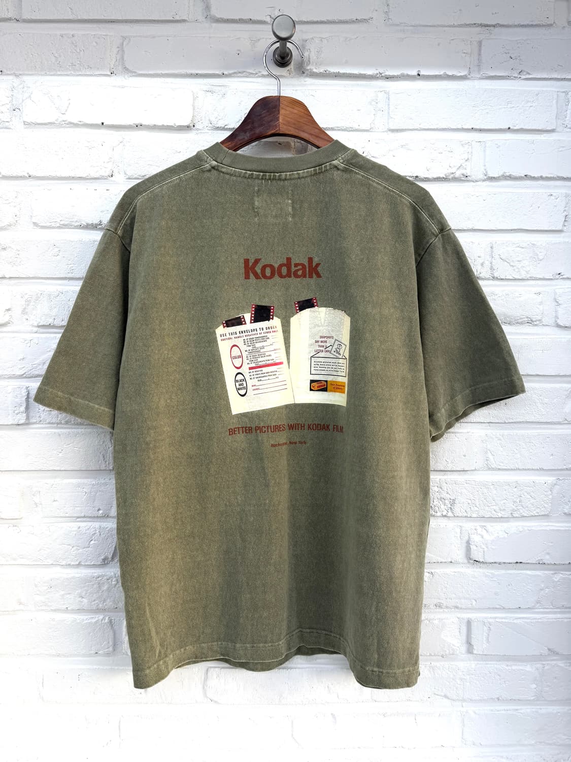 코탁 카키 반팔티 상품이미지5