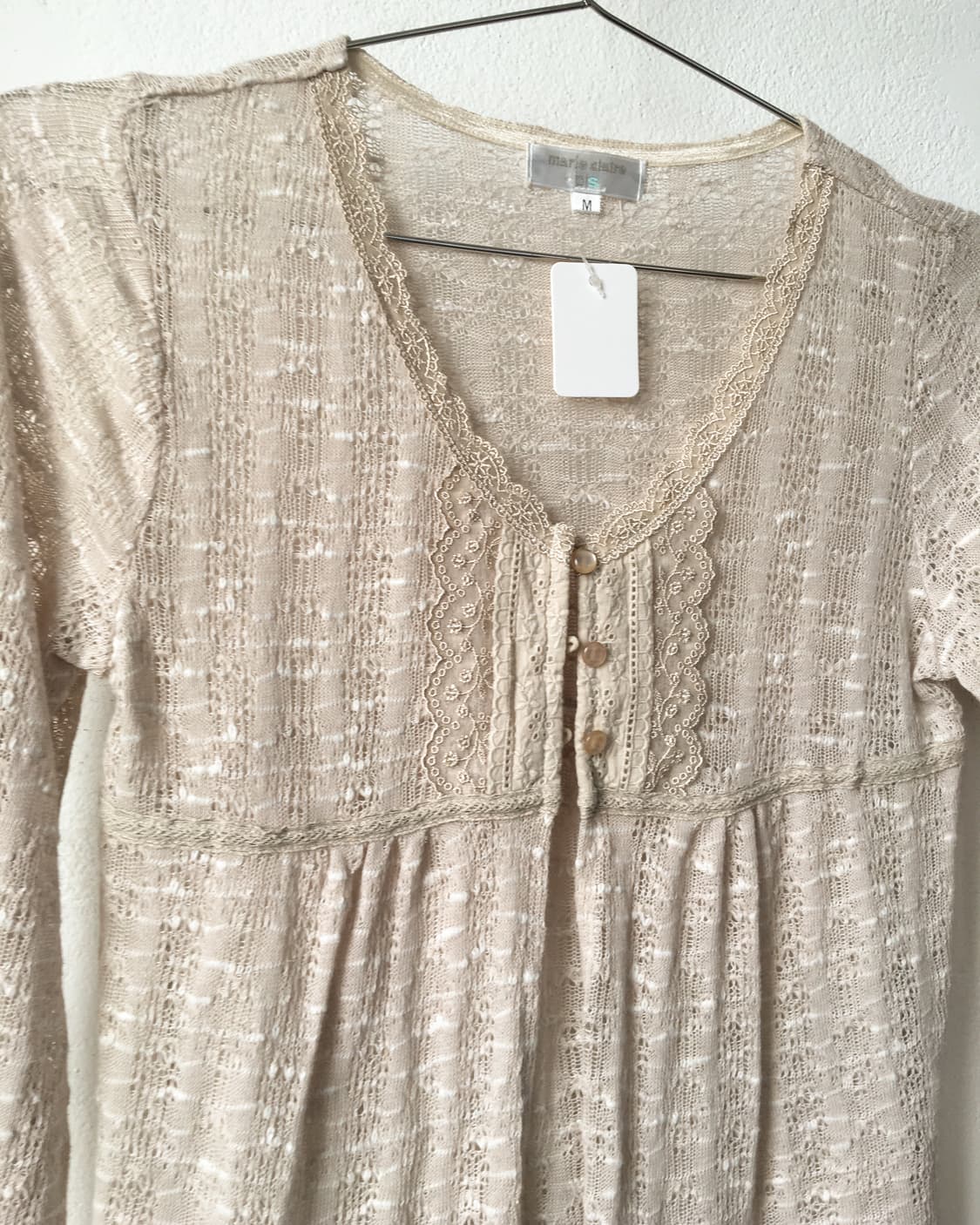 Lace trimming crochet cardigan 상품이미지4