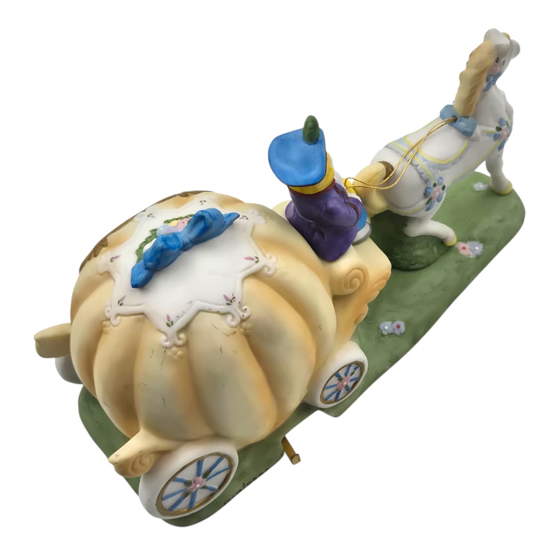 90s 미국 슈미드 마차 고양이 도자기 오르골 상품이미지4