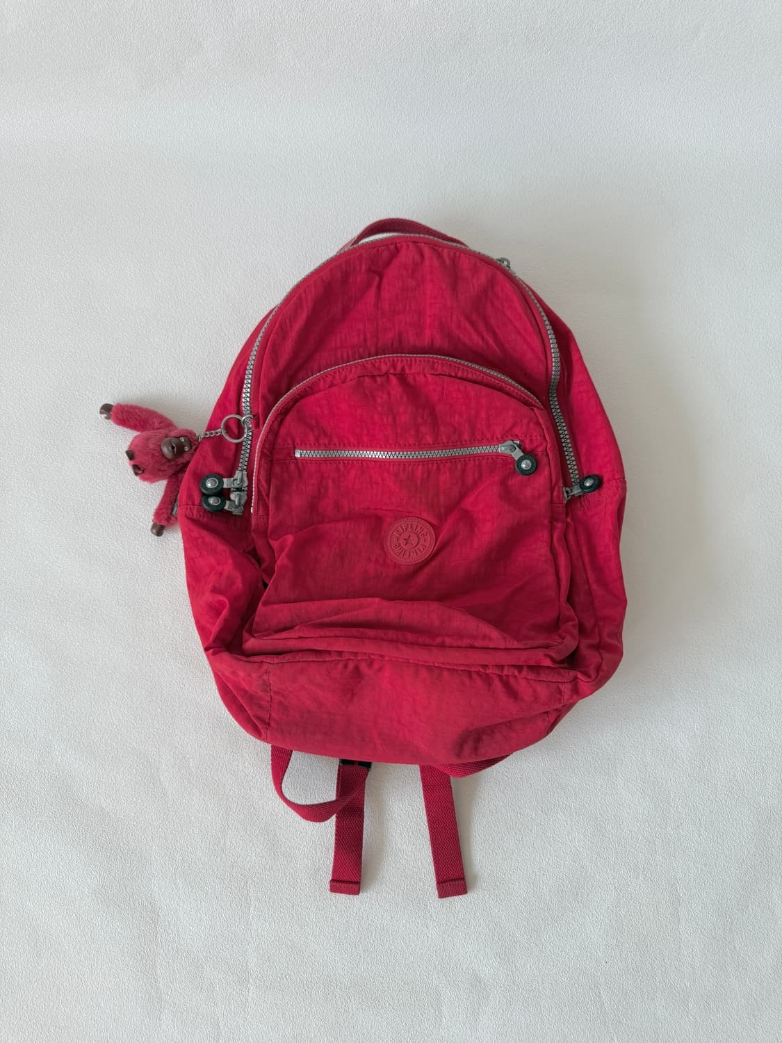 키플링(Kipling) 레드 백팩 상품이미지1