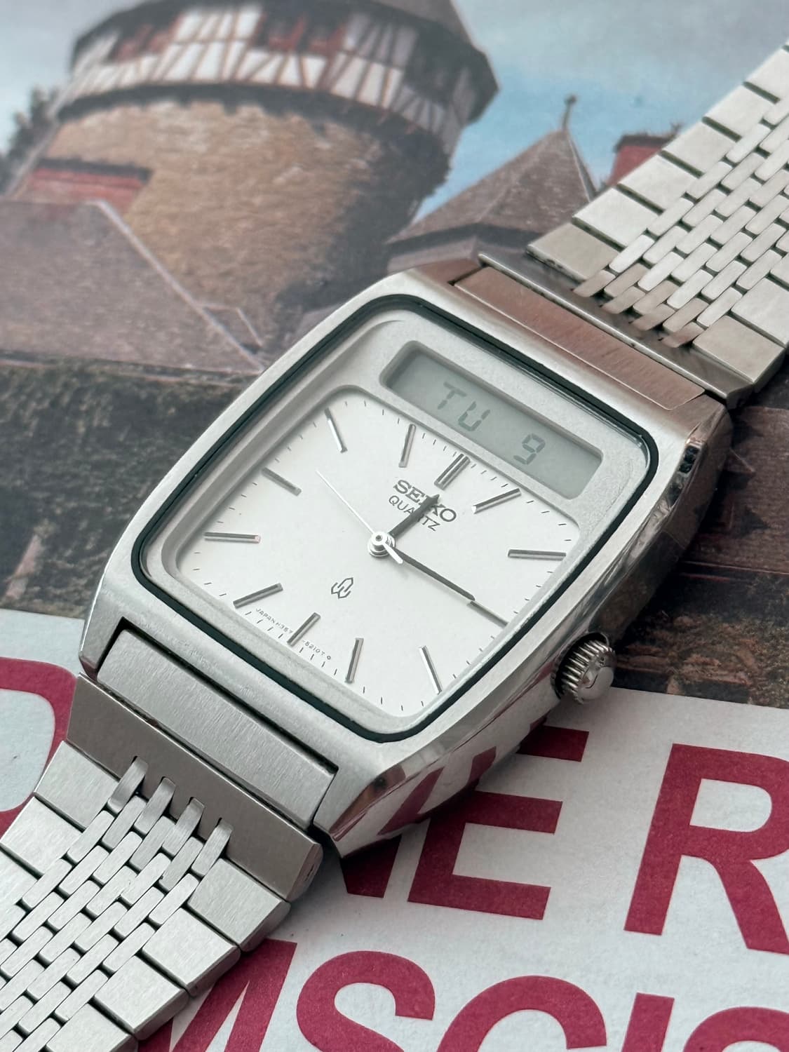 Seiko 세이코 쿼츠 아나디지 알람 크로노그래프 007 상품이미지5