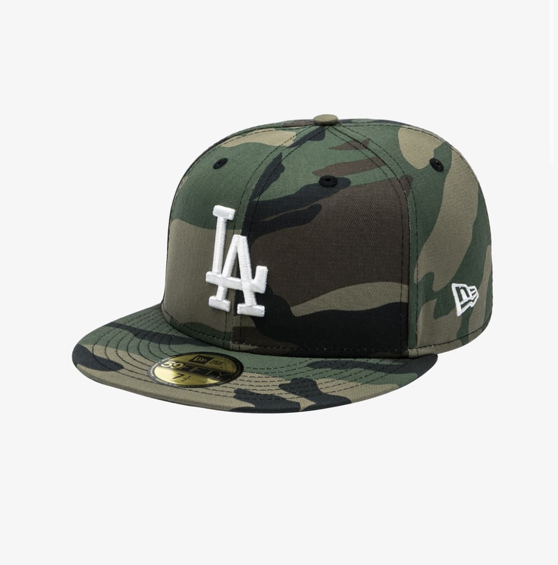 MLB LA 다저스 베이직 피티드캡 우드랜드 카모 구해요(판매 ❌) 상품이미지1