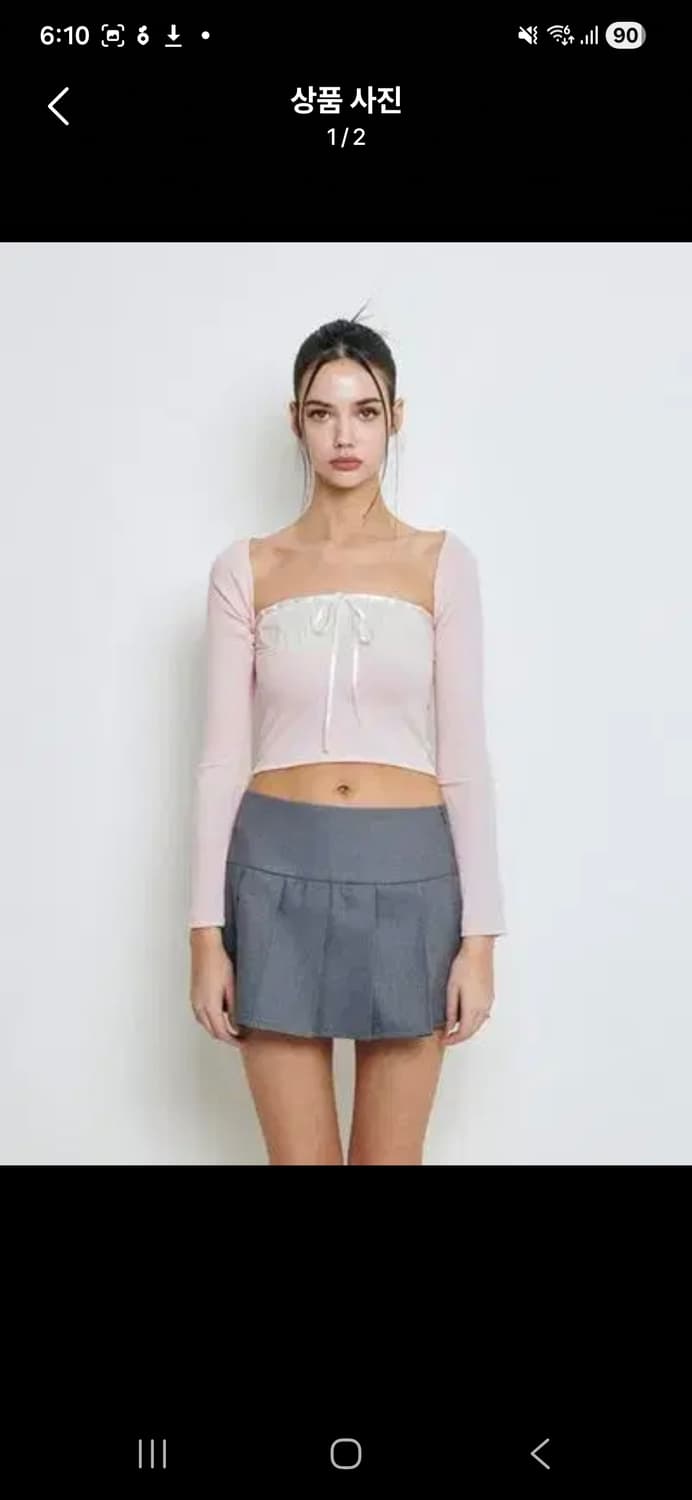 수지 낫유어로즈 데이지 볼레로 가디건 세트 상품이미지3
