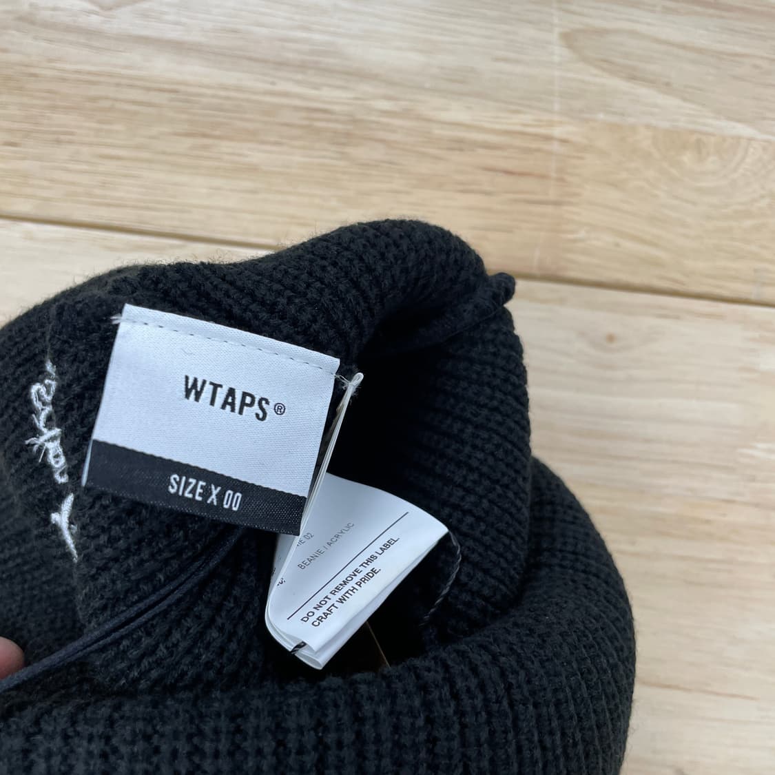 더블탭스 블랙 비니 새상품 00 상품이미지5