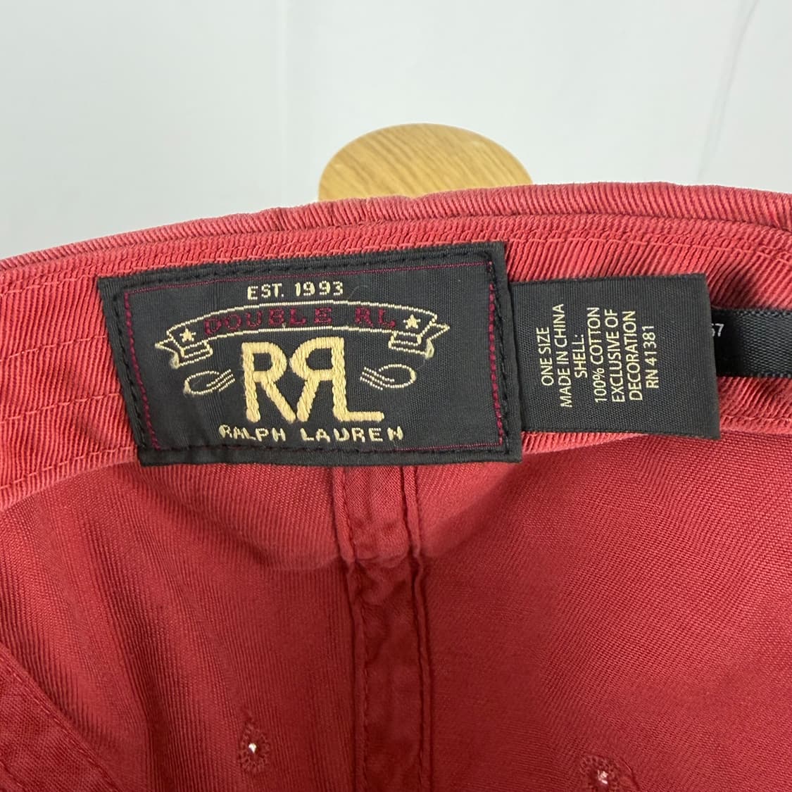 RRL]더블알엘 방패 볼캡 빈티지레드 컬러 DoubleRL 쉴드 볼캡 상품이미지6