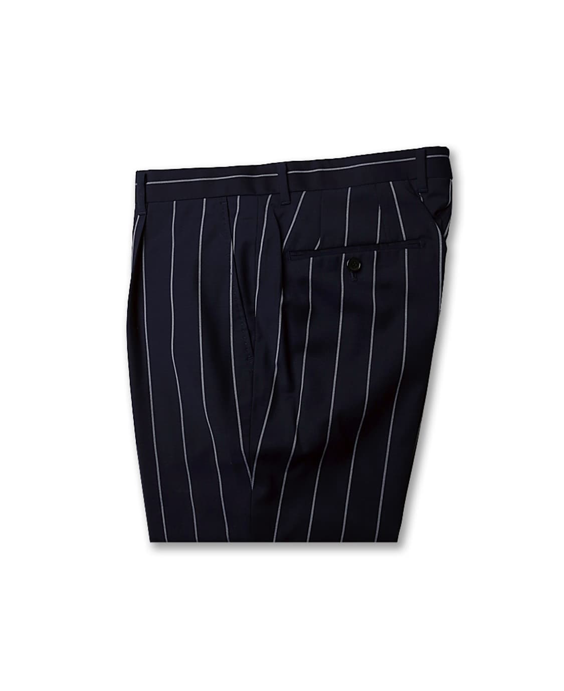 맨온더분 [Man On The Boon] 네이비 스트라이프 트라우저 상품이미지1