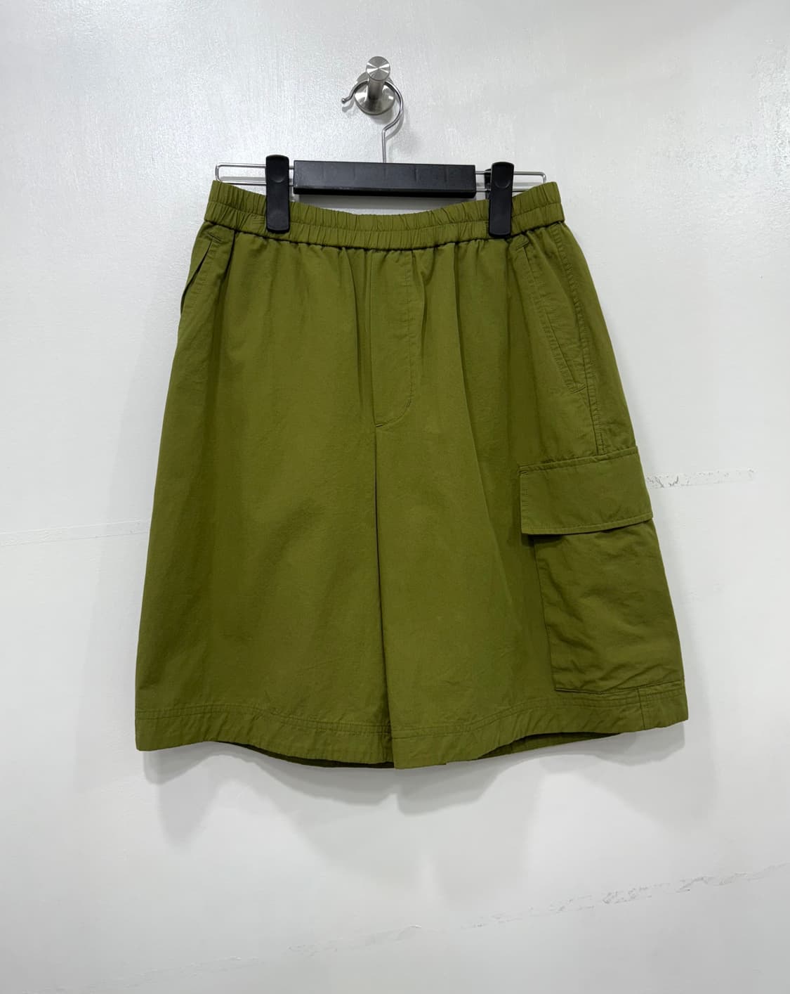 6397 올리브 카고 와이드 쇼츠 XS 상품이미지5