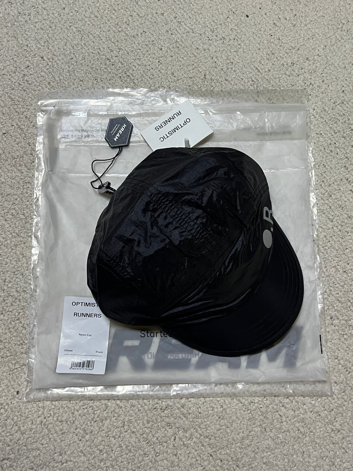 옵티미스틱 러너스 나일론 캡 블랙 상품이미지3