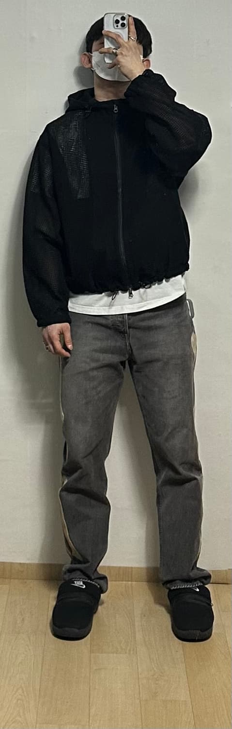 쿠어 더블 네티드 후드집업 상품이미지5