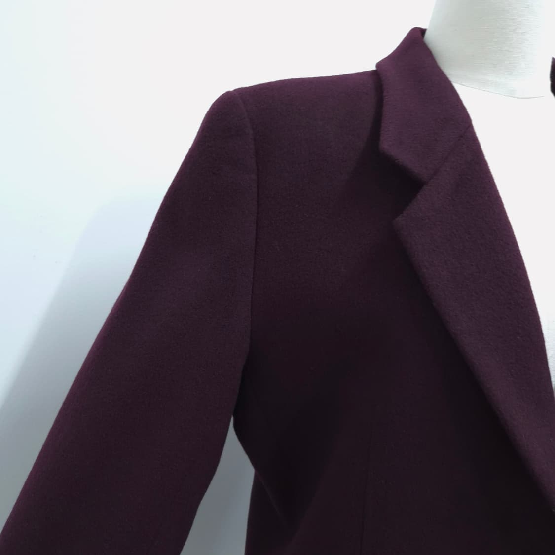 Pure Cashmere 캐시미어100 퍼플 자켓 상품이미지8