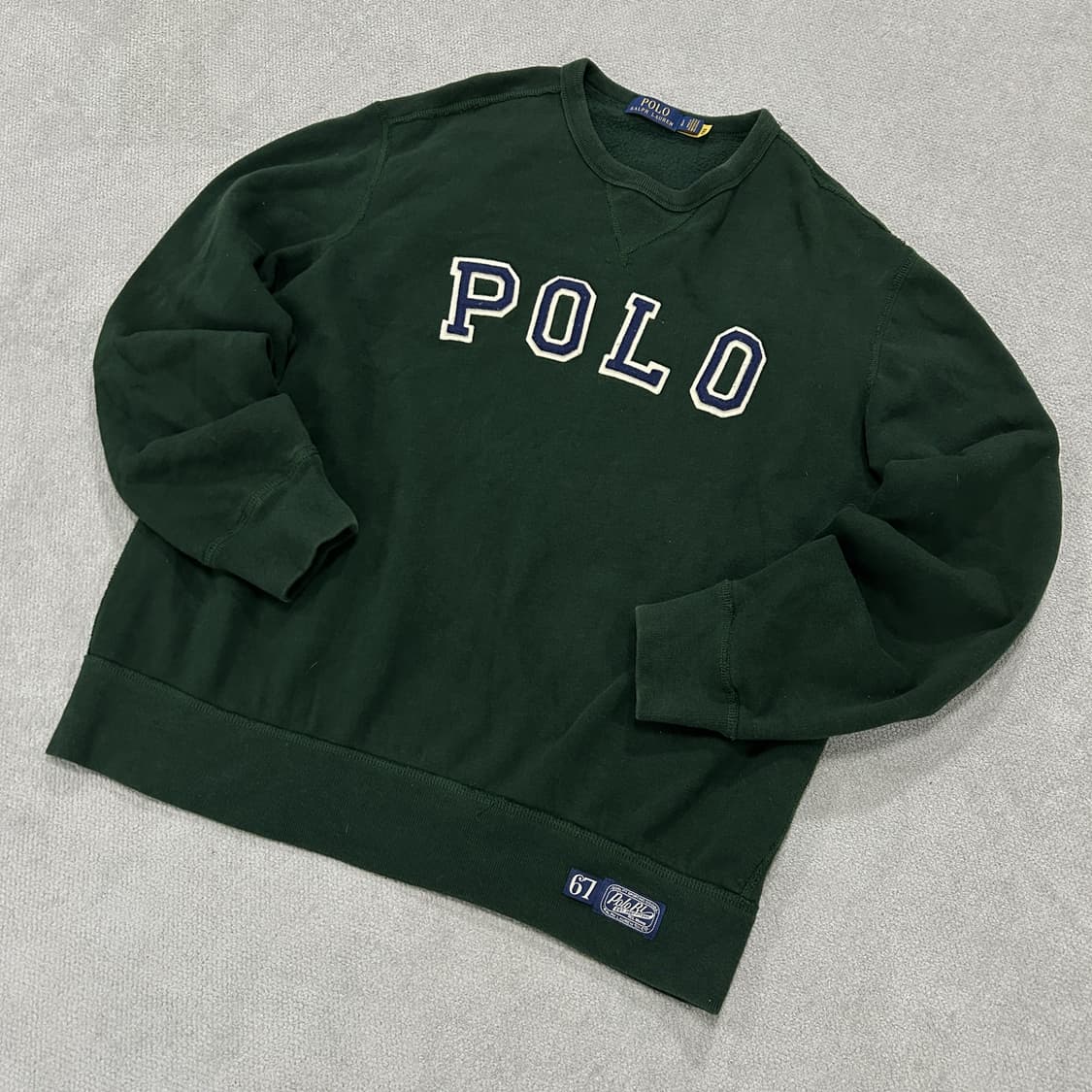 폴로 랄프로렌 신형 그린 맨투맨 L 상품이미지1