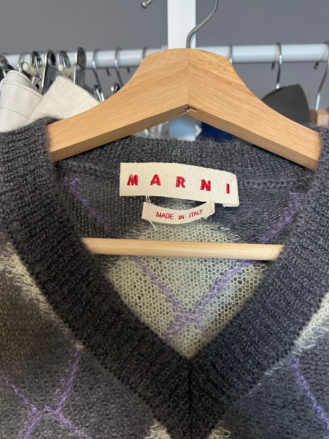 마르니 아가일 니트 (변우석 착용, 새상품급) 상품이미지9