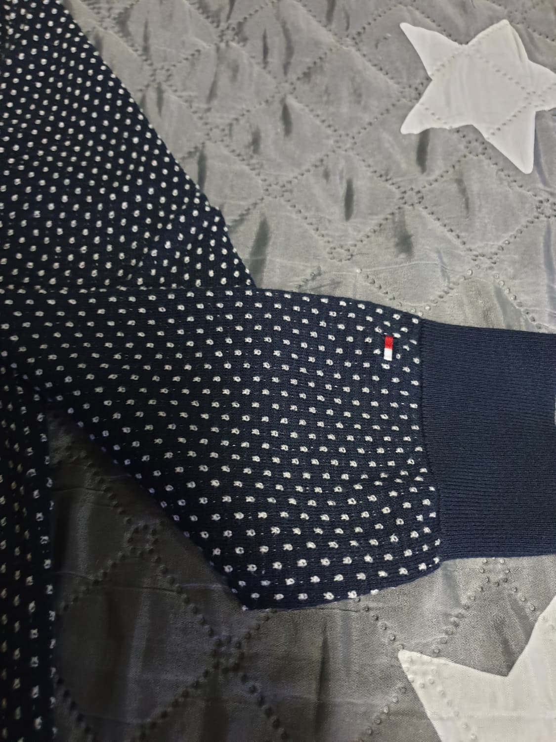 타미힐피거 도트패턴 코튼 롱슬리브 티셔츠  (XXL) 상품이미지2