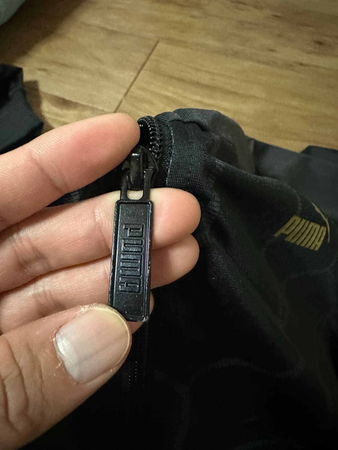 푸마 블랙 트랙 자켓 XL 판매 상품이미지3