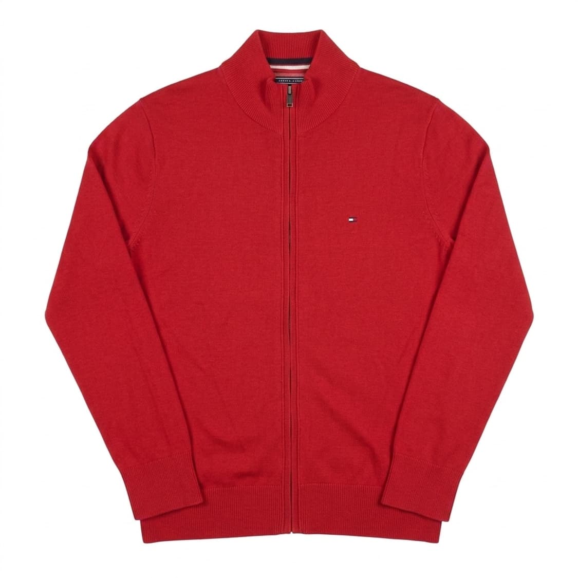 [L] TOMMY HILFIGER 타미힐피거 코튼 니트 집업 상품이미지1