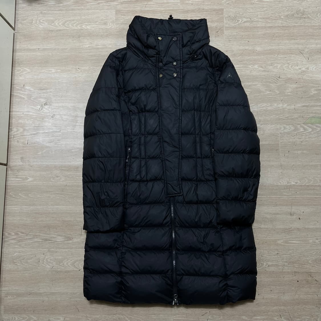 네파 여성 구스다운 스탠드넥 롱패딩 점퍼 [블랙] L/100 상품이미지1