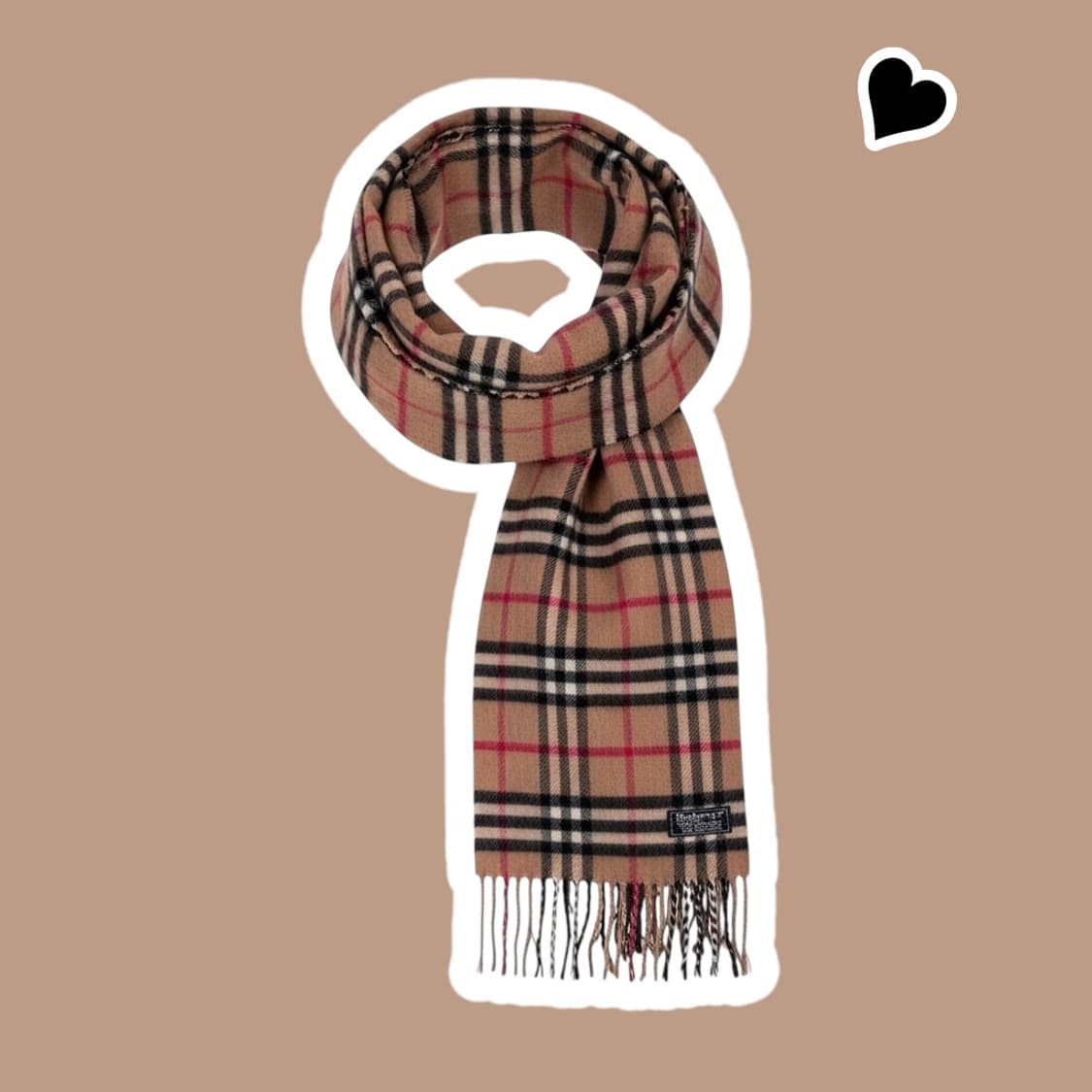 정품 버버리 노바체크 캐시미어 머플러 상품이미지1