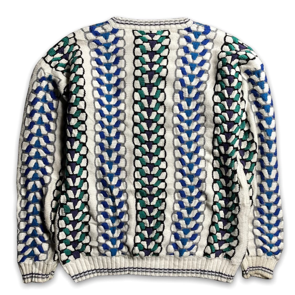 빈티지 3D 패턴 니트 상품이미지3