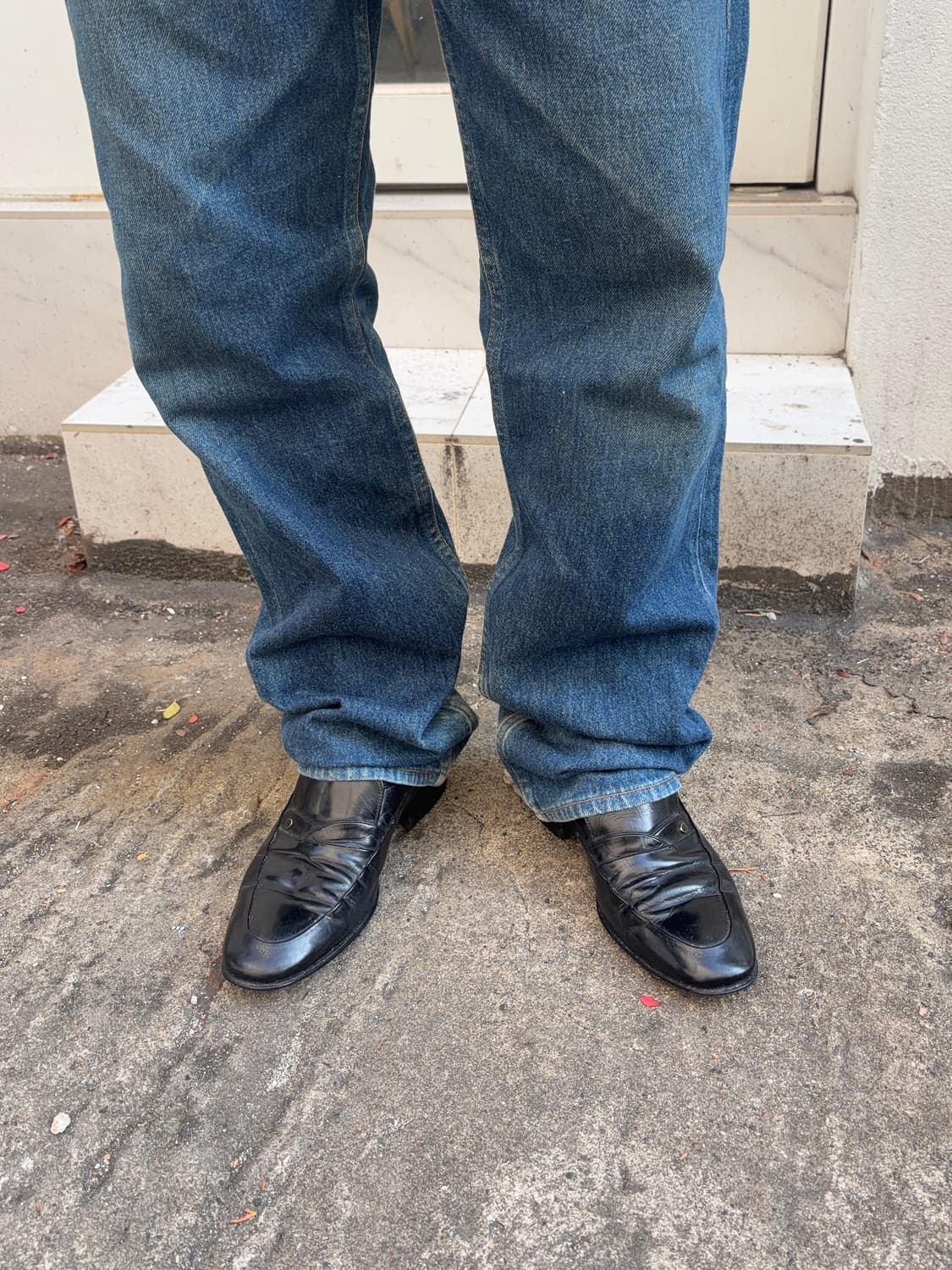 90‘s Balenciaga Paris Shirring BB loafer 상품이미지1