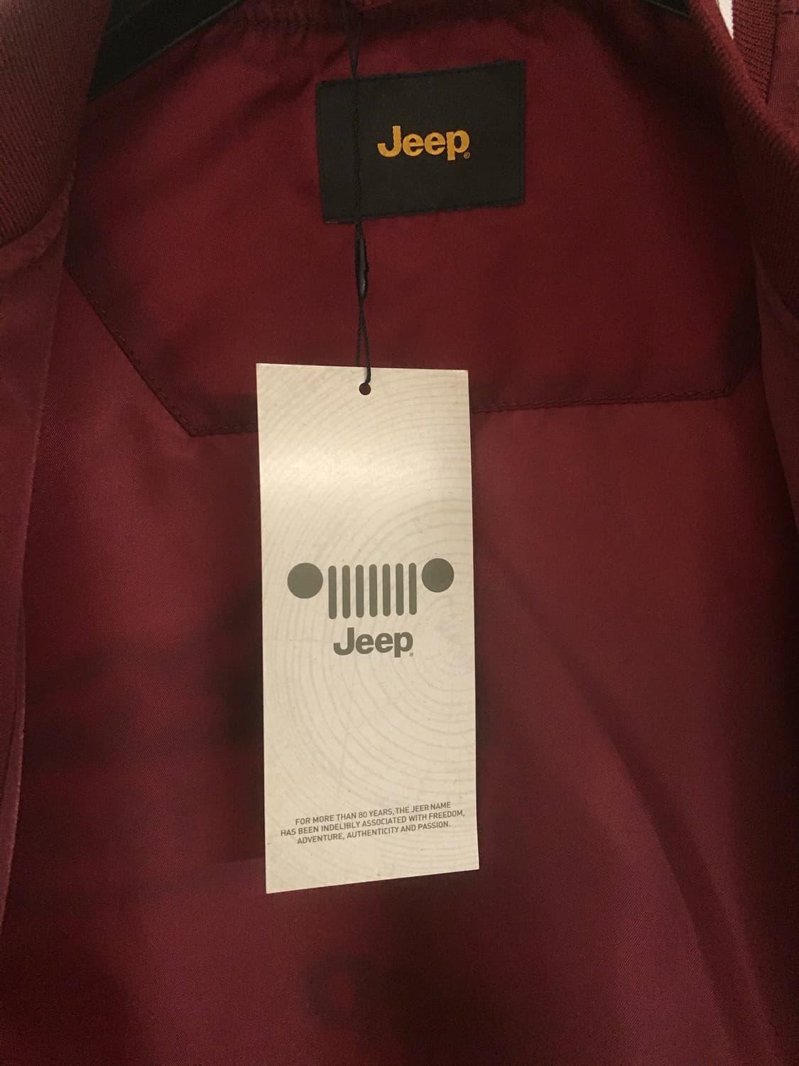 Jeep A1 YOKO 스타디움 재킷 버건디 상품이미지5