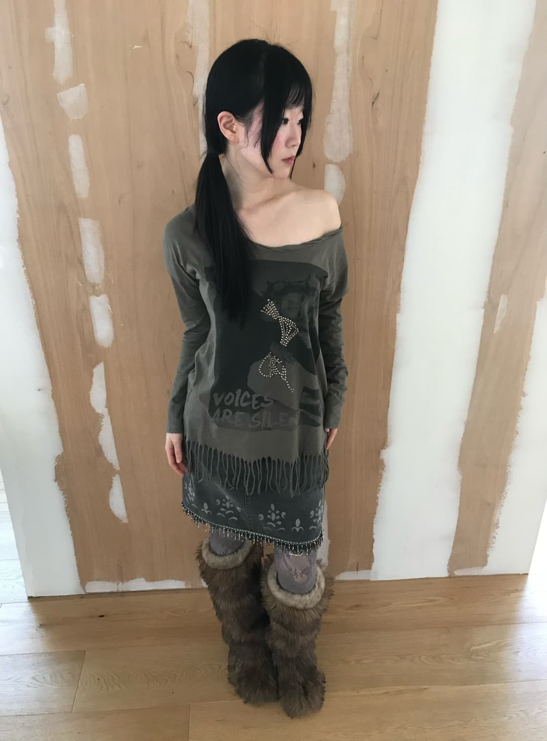 vintage tassel print top 상품이미지8