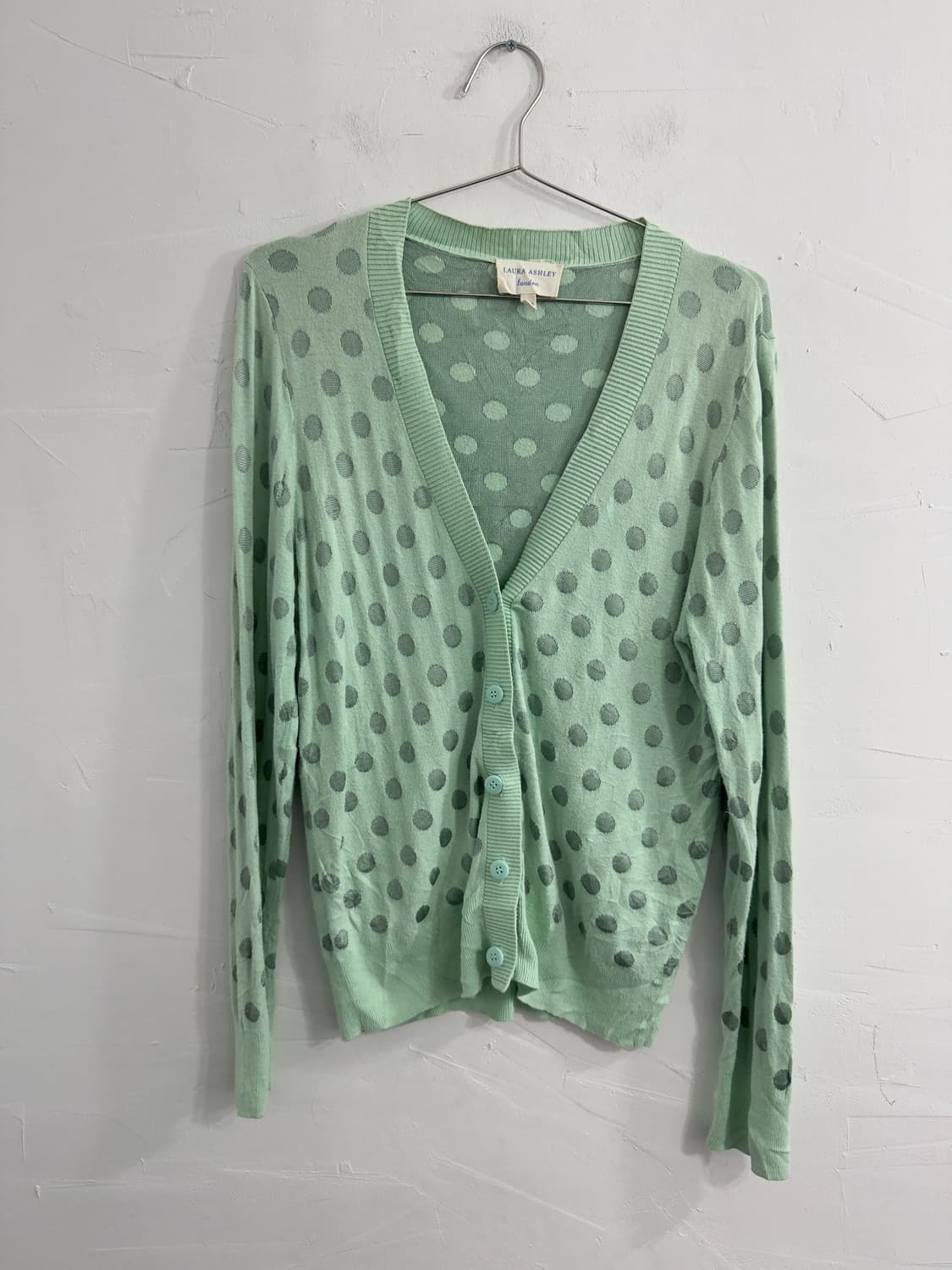 laura ashley mint dot cardigan 상품이미지1