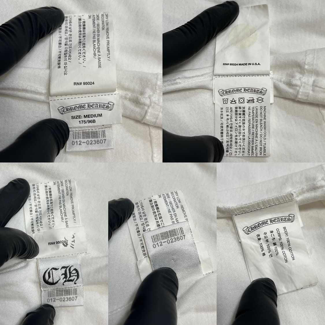 크롬하츠 호놀룰루 CH 플러스 티셔츠 화이트 상품이미지7