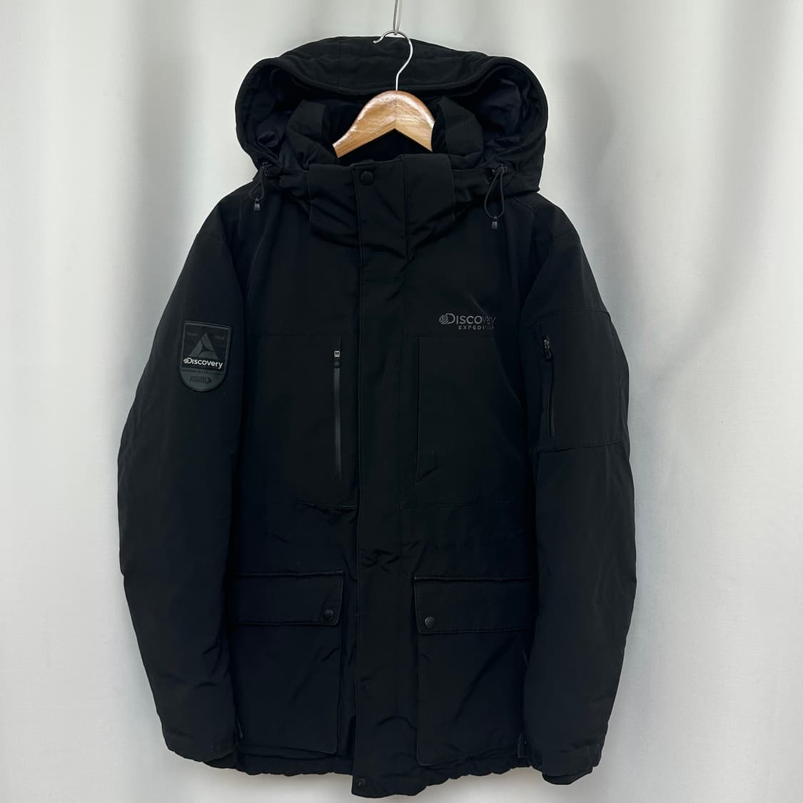   디스커버리 남자 거위털 패딩점퍼 솜빵빵 검정 100 EI 상품이미지1