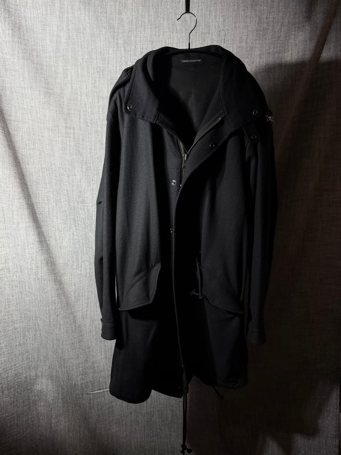 요지야마모토 뿌르옴므 후드 멀티집업 코트 상품이미지1