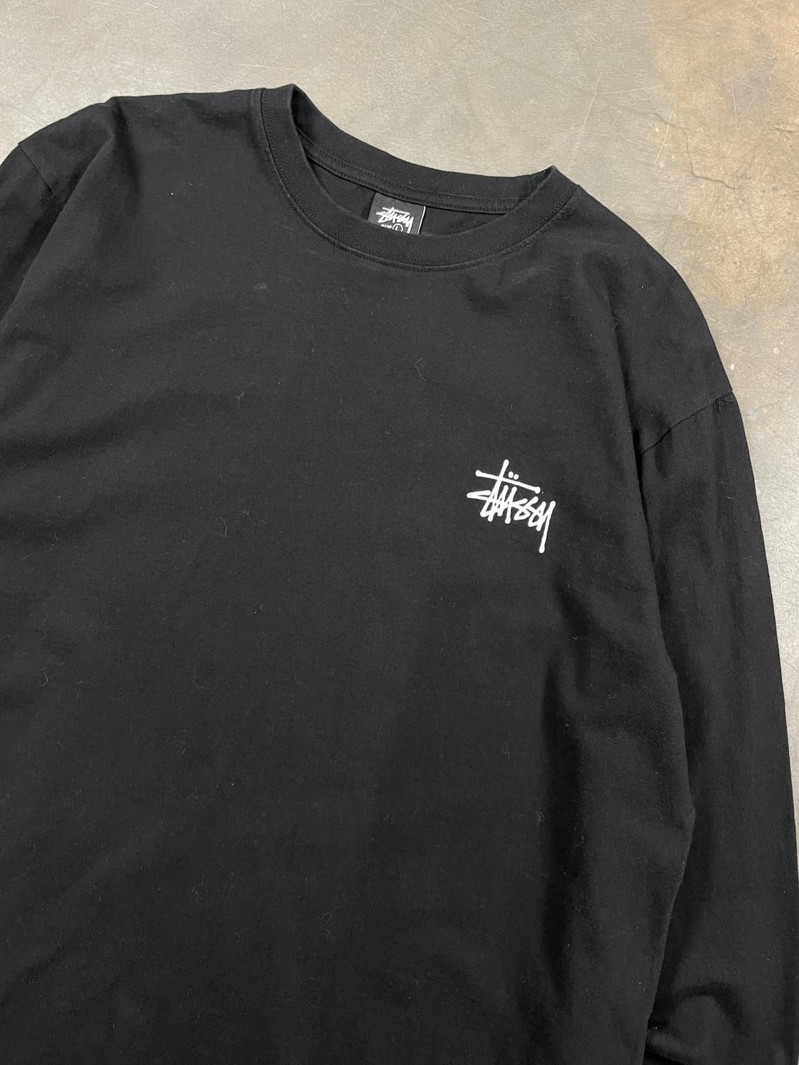 스투시 스탁로고 롱 슬리브 티셔츠 상품이미지5