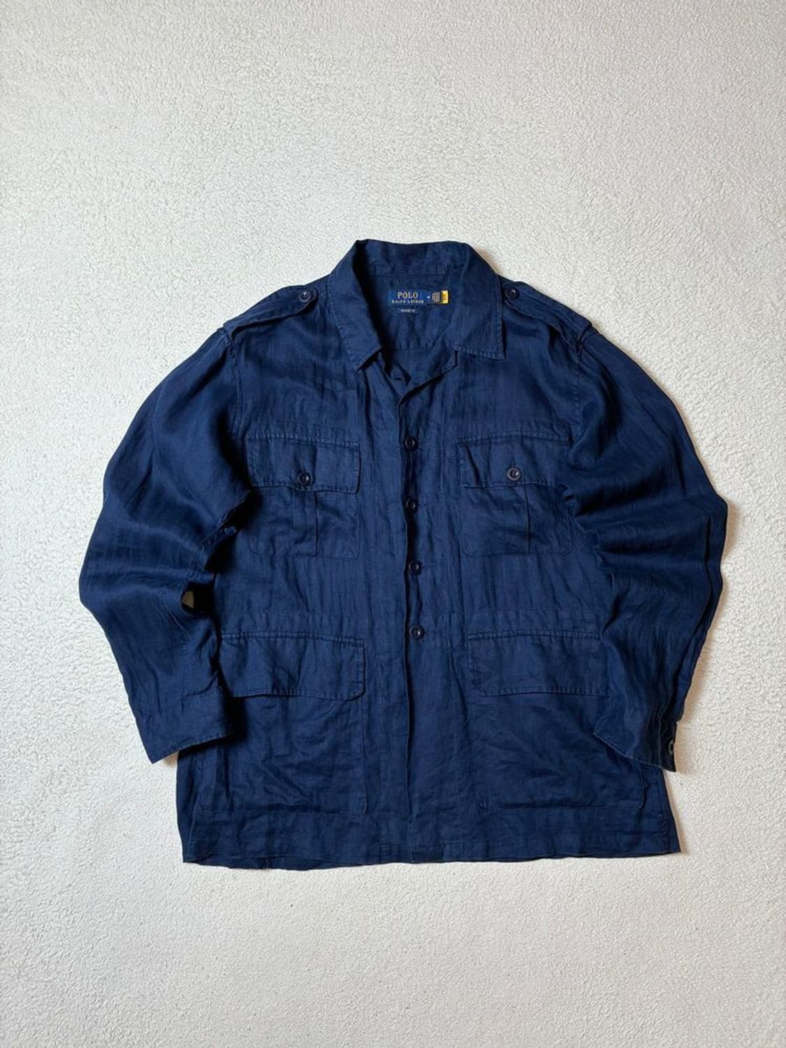 폴로 랄프로렌 린넨 밀리터리 사파리 셔츠 자켓 PN7475 상품이미지1
