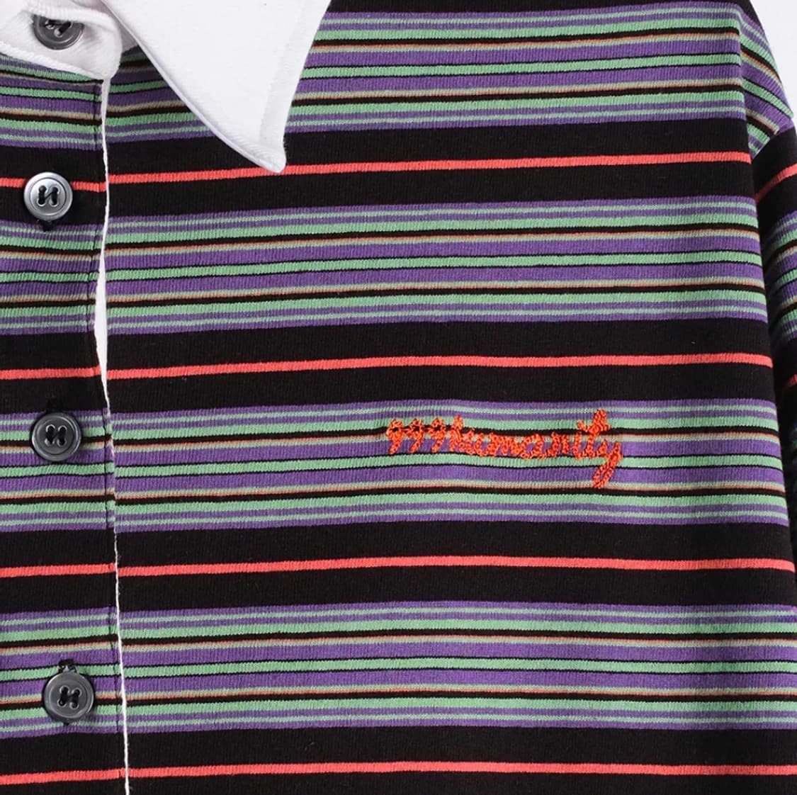 STRIPE RUGBY T-SHIRTS (BLACK) 상품이미지3
