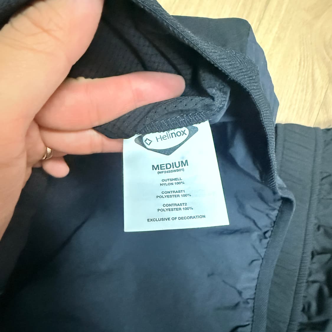 미스치프 헬리녹스 바람막이 상하의 세트 M/L 상품이미지4