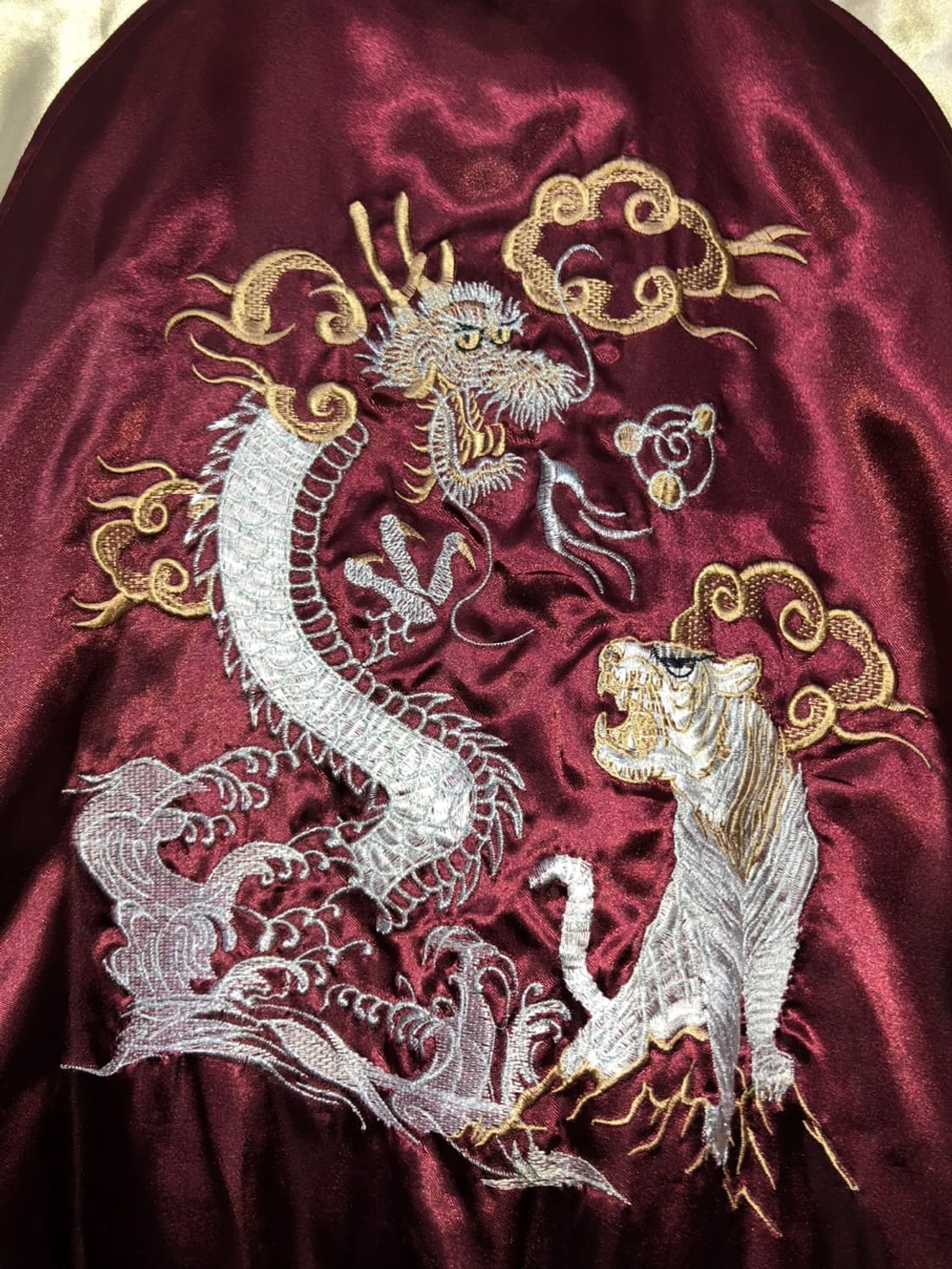 一心如鏡 龍虎相搏 Embroidery Sukajan - L﻿ 상품이미지7