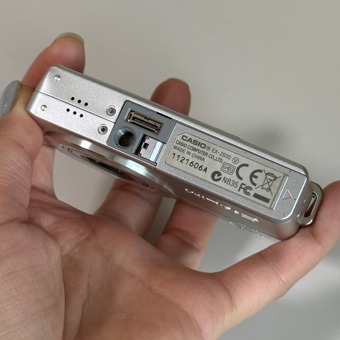 카시오 엑실림 z600 빈티지 디카 디지털카메라 실버 상품이미지5