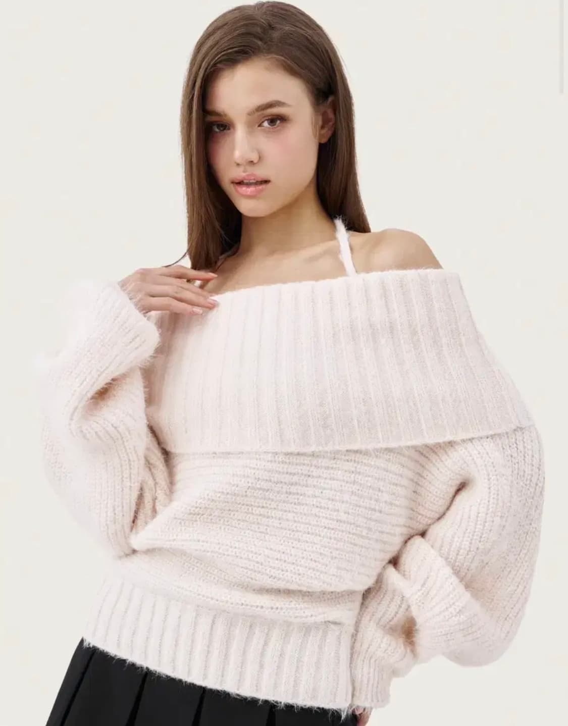 Kleesier 클리시어 팔레트 니트 핑크 상품이미지2