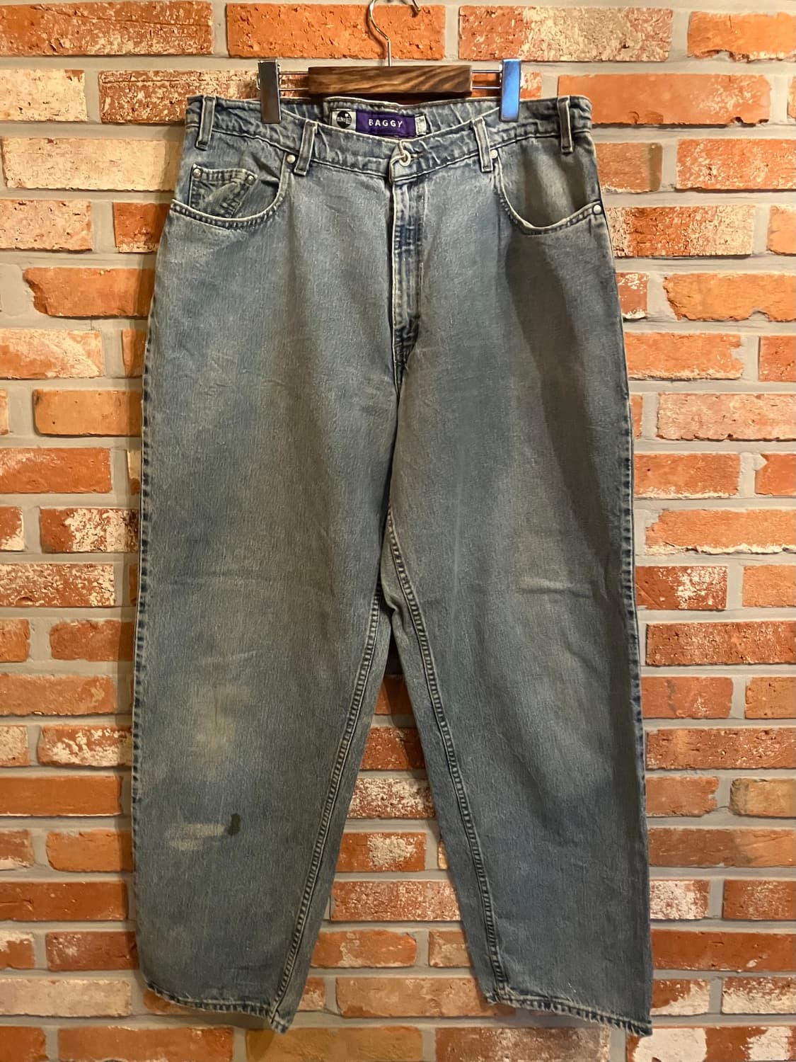 90s USA 빈티지 리바이스 실버탭 배기핏 데님 팬츠 상품이미지2