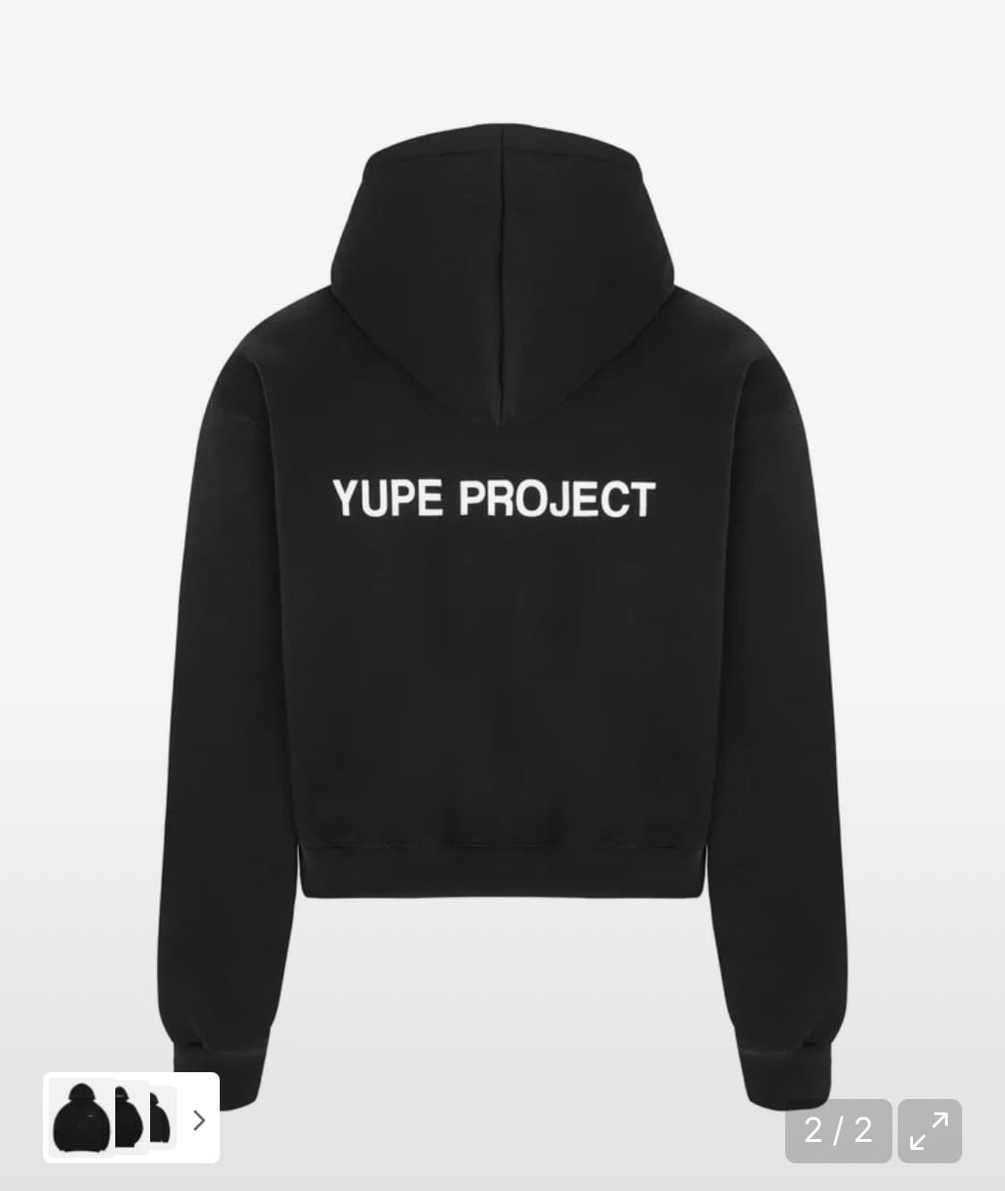 유프 후드티 YP Hot-Fix Hoodie Black 상품이미지2