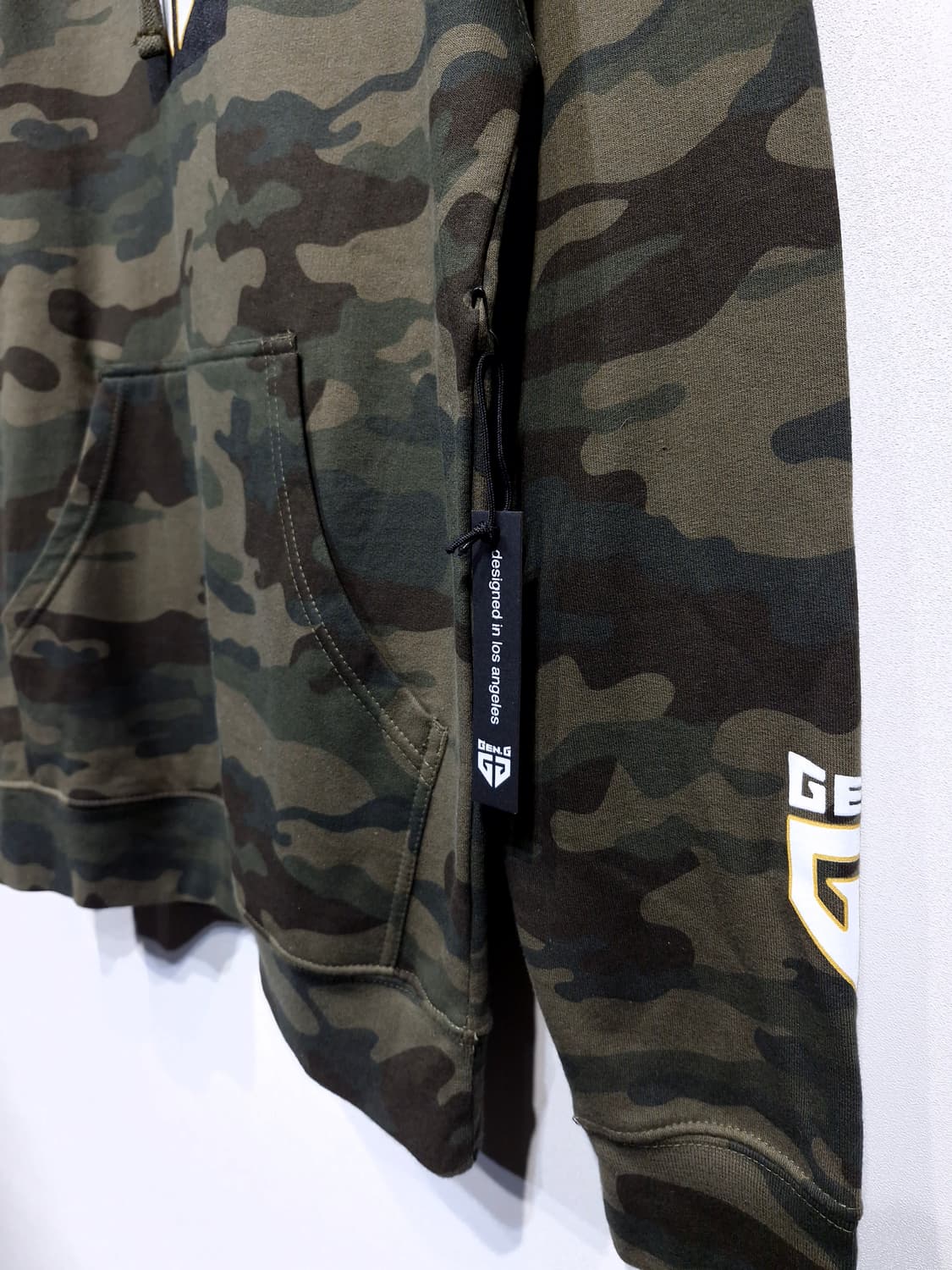 [새상품]LCK 롤 젠지 카모 후드티 상품이미지5