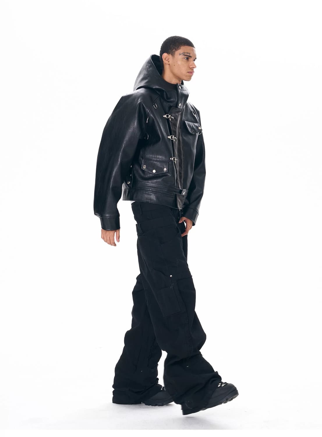 Nightbind Buckle Hooded Rider Bomber 상품이미지8