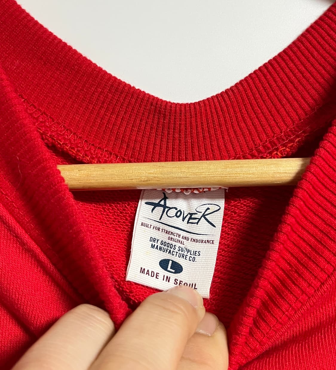 공용 어커버 오버핏 맨투맨 티셔츠 L 상품이미지5