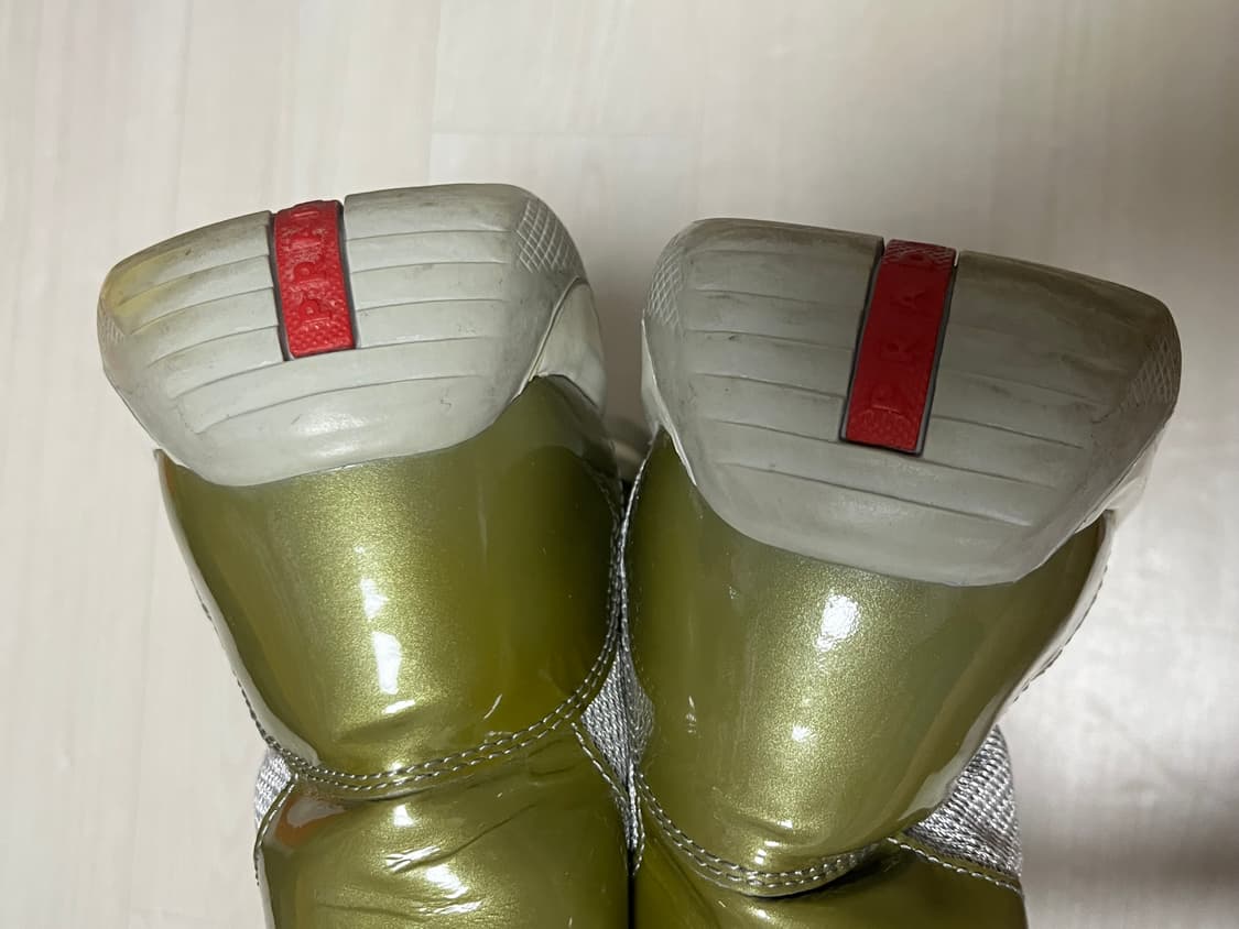 프라다 아메리카컵 하이 올리브 그린 상품이미지5