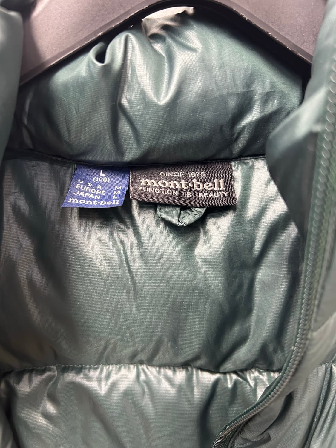 몽벨800 패딩 L size 상품이미지7