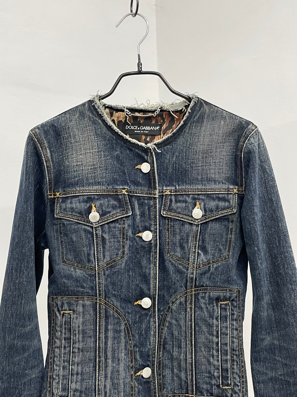 돌체앤가바나 러프 절개 데님 자켓  상품이미지7
