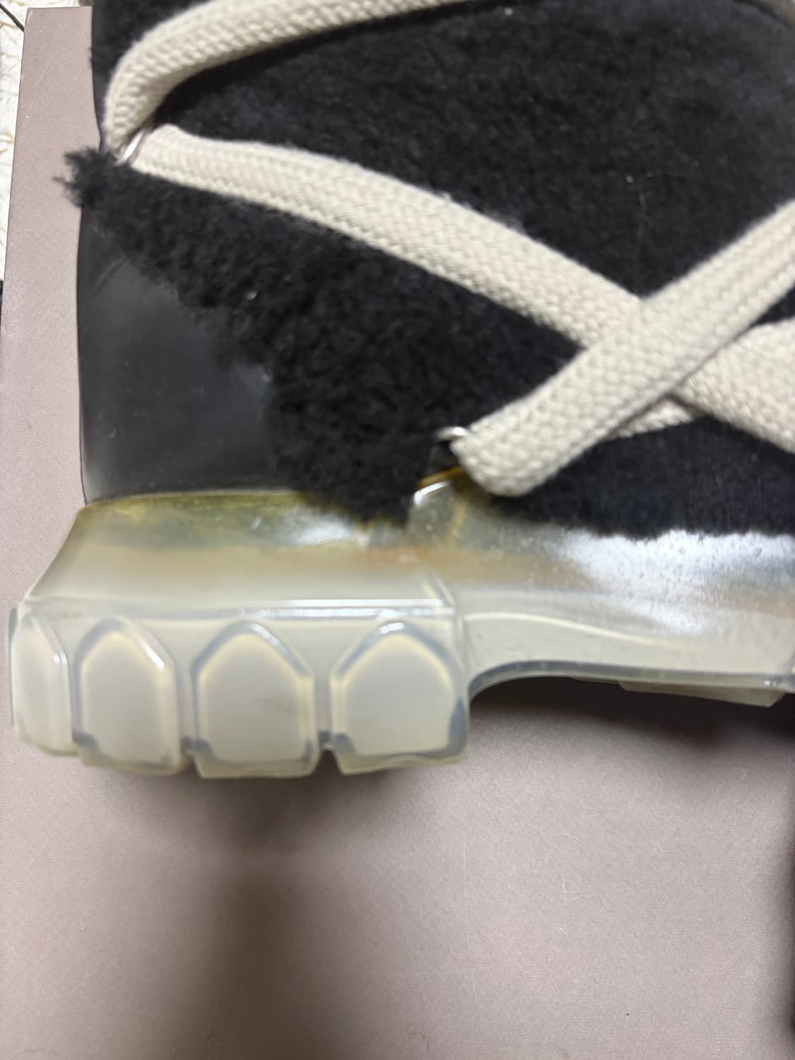 (42) 릭오웬스 시어링 루나 트랙터 부츠 상품이미지4